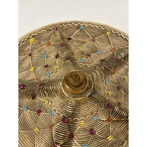 VTG Serving Tray Mexican Hat Platter Appetizer With Toothpick Holder Tilso - Picture 10 of 12